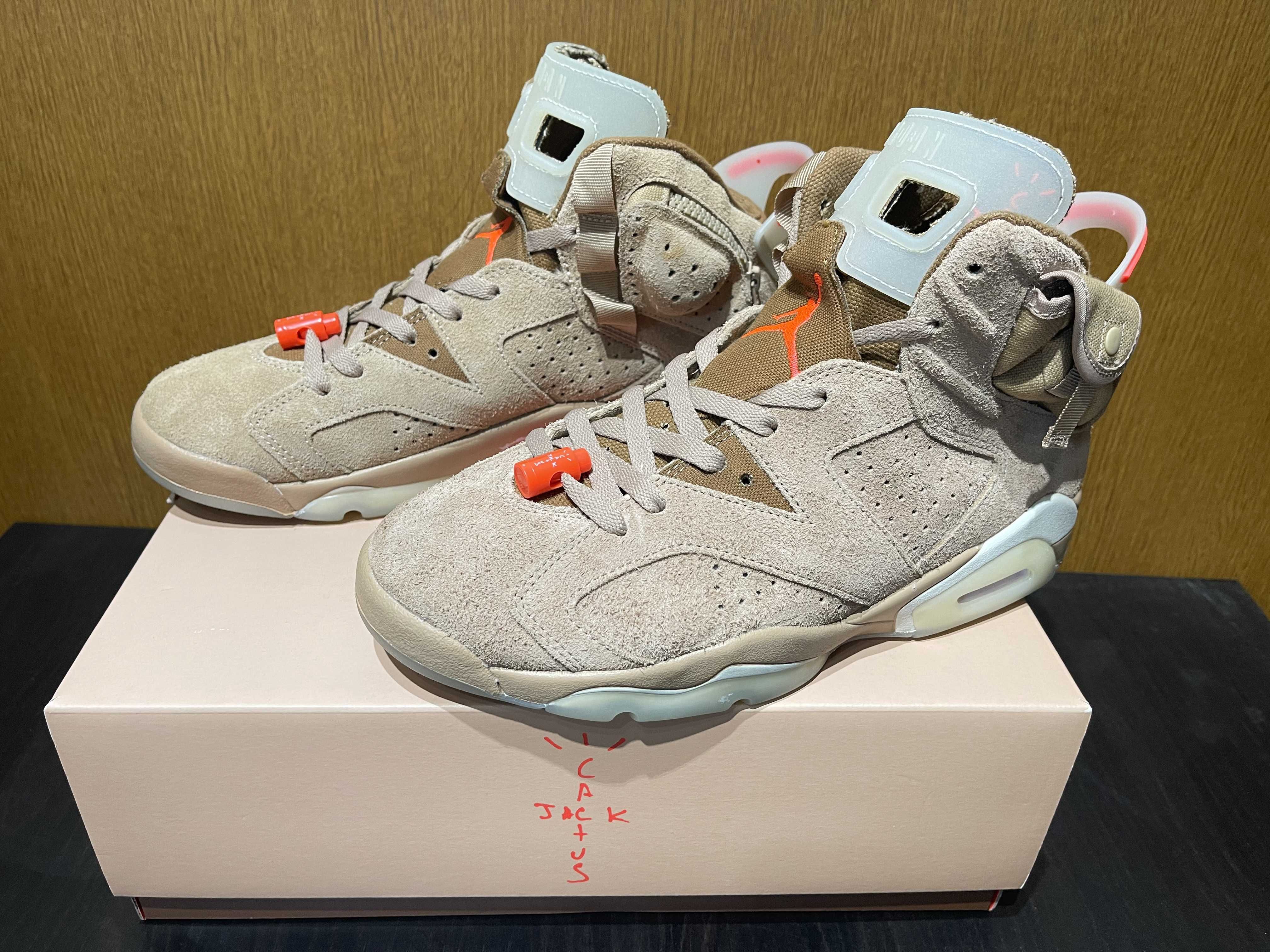 Travis Scott × Nike Air Jordan 6 "British Khaki"
