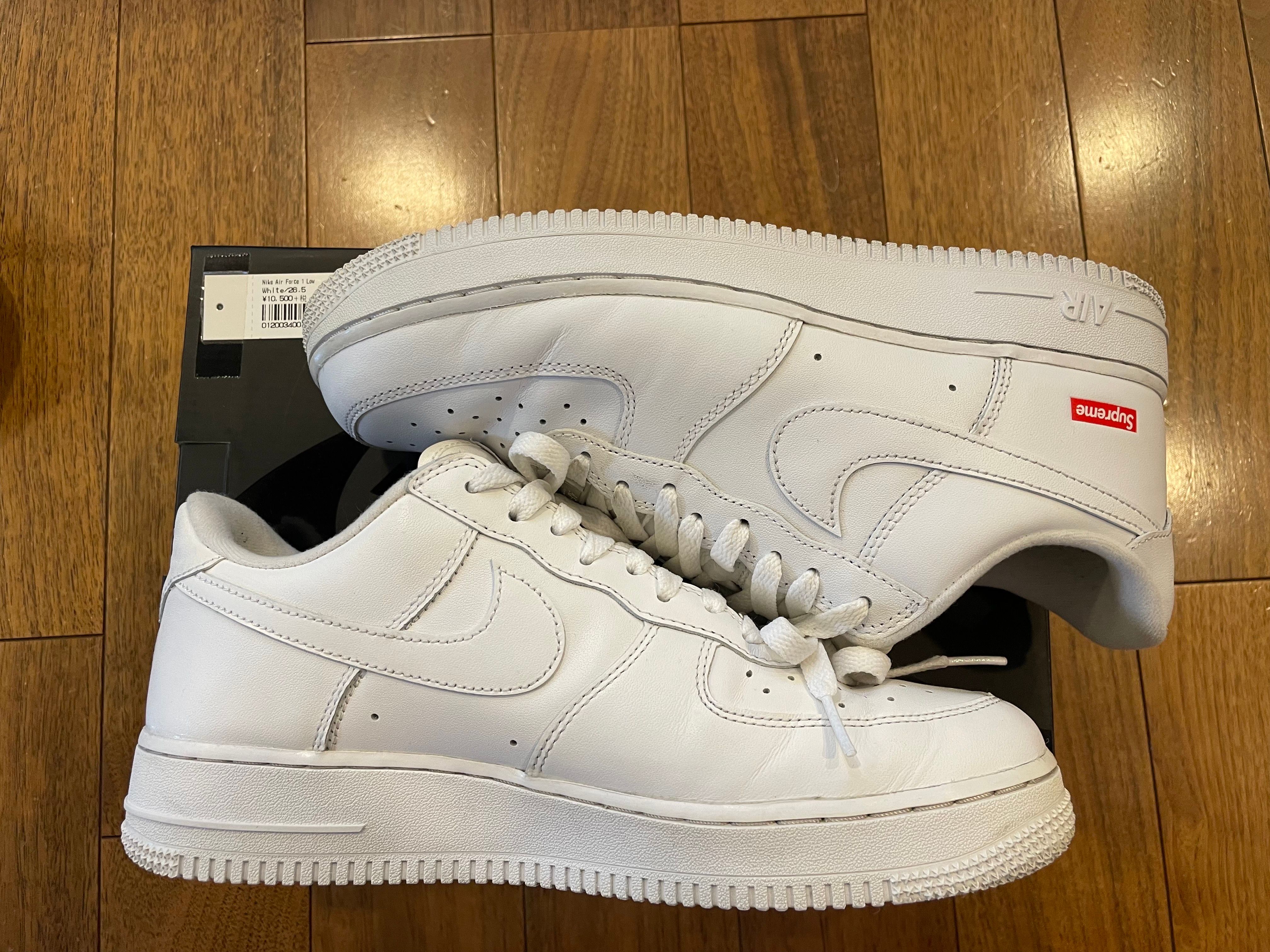 Supreme × Nike Air Force 1 Low "White"