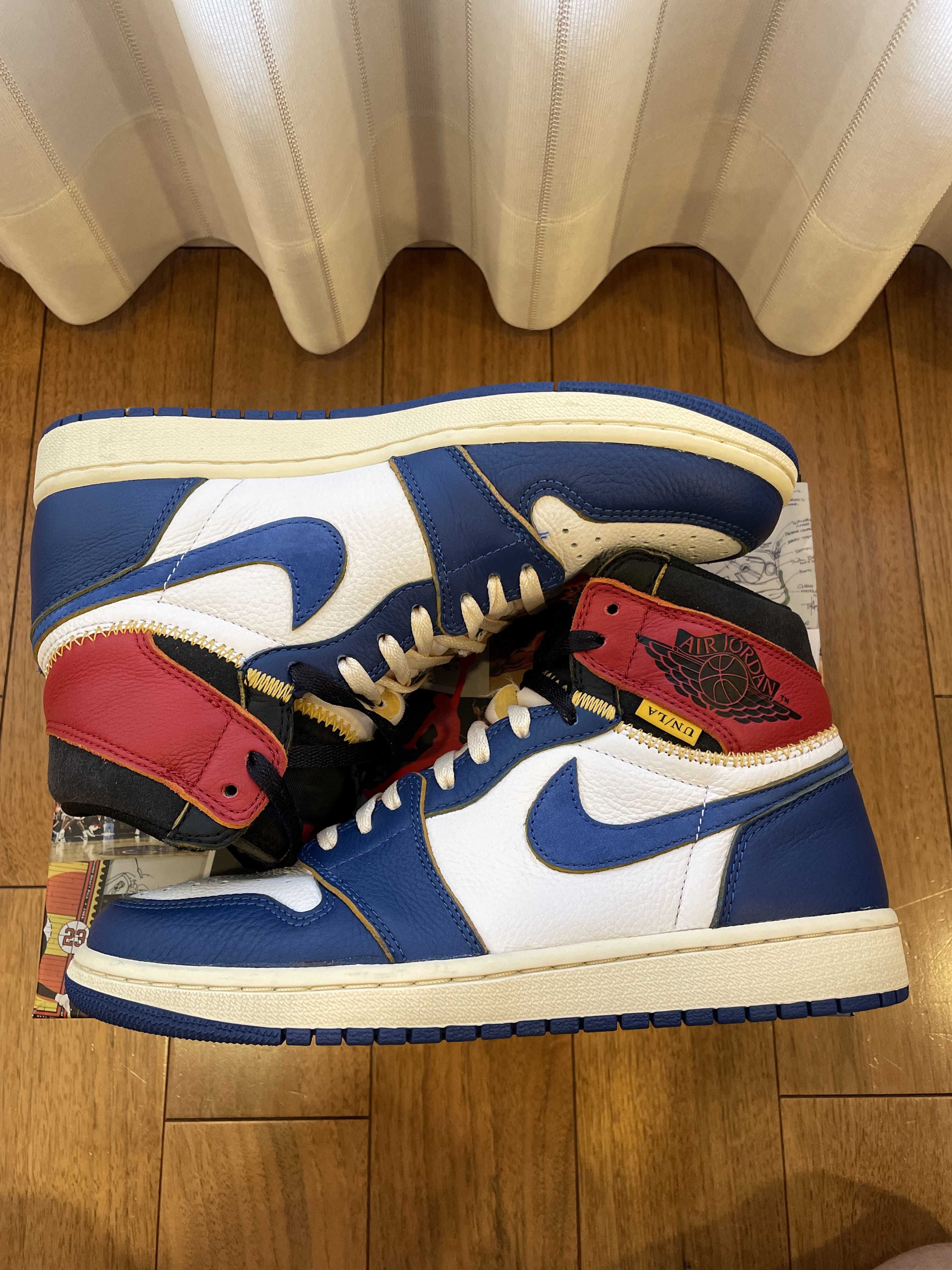 Union × Nike Air Jordan 1 Retro High OG NRG "Storm Blue/Varsity Red"