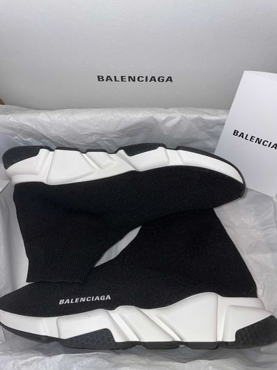 BALENCIAGA SPEED "BLACK/WHITE"