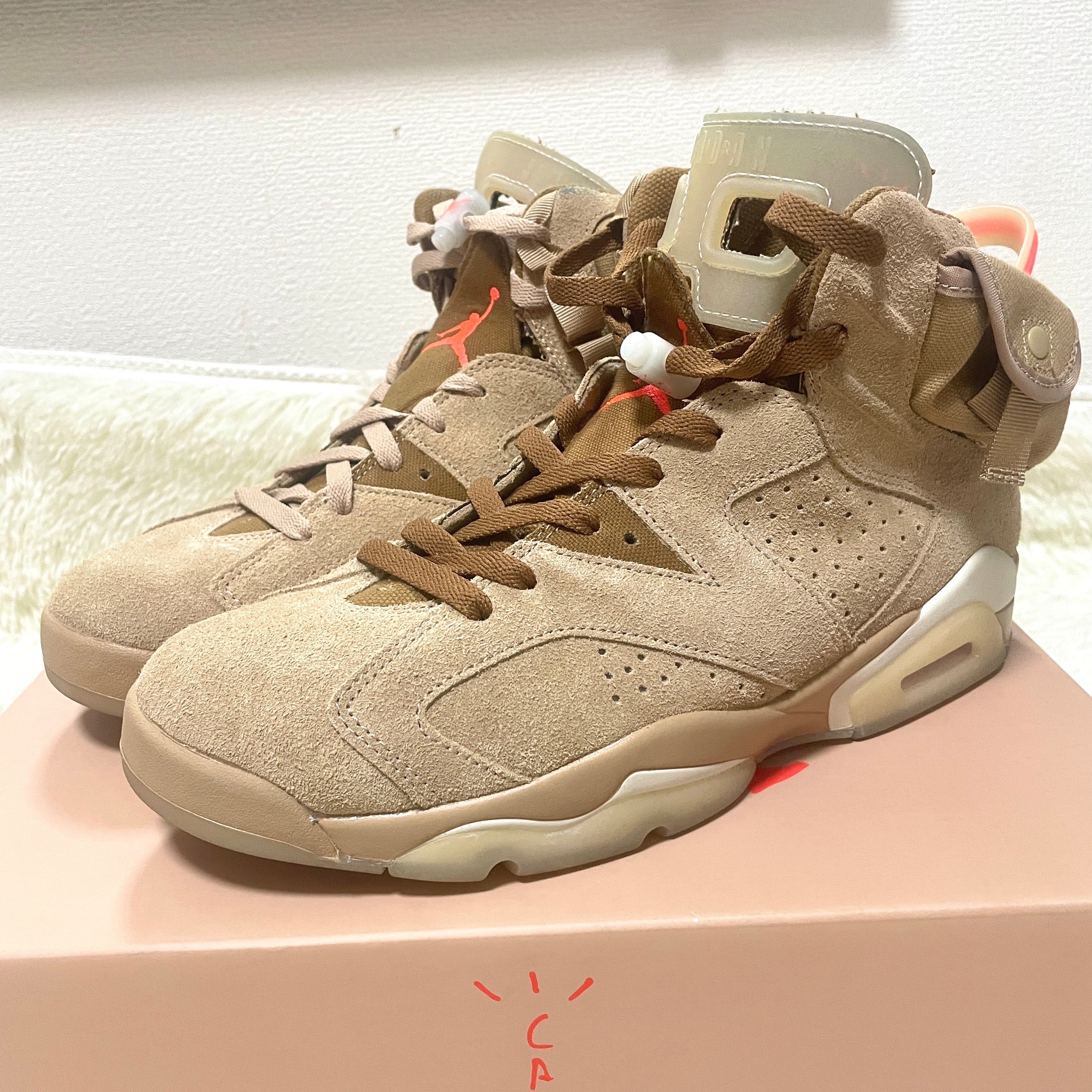 Travis Scott × Nike Air Jordan 6 "British Khaki"