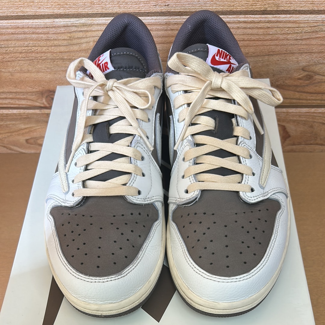Travis Scott × Nike Air Jordan 1 Low OG SP "Reverse Mocha/Sail and Ridgerock"