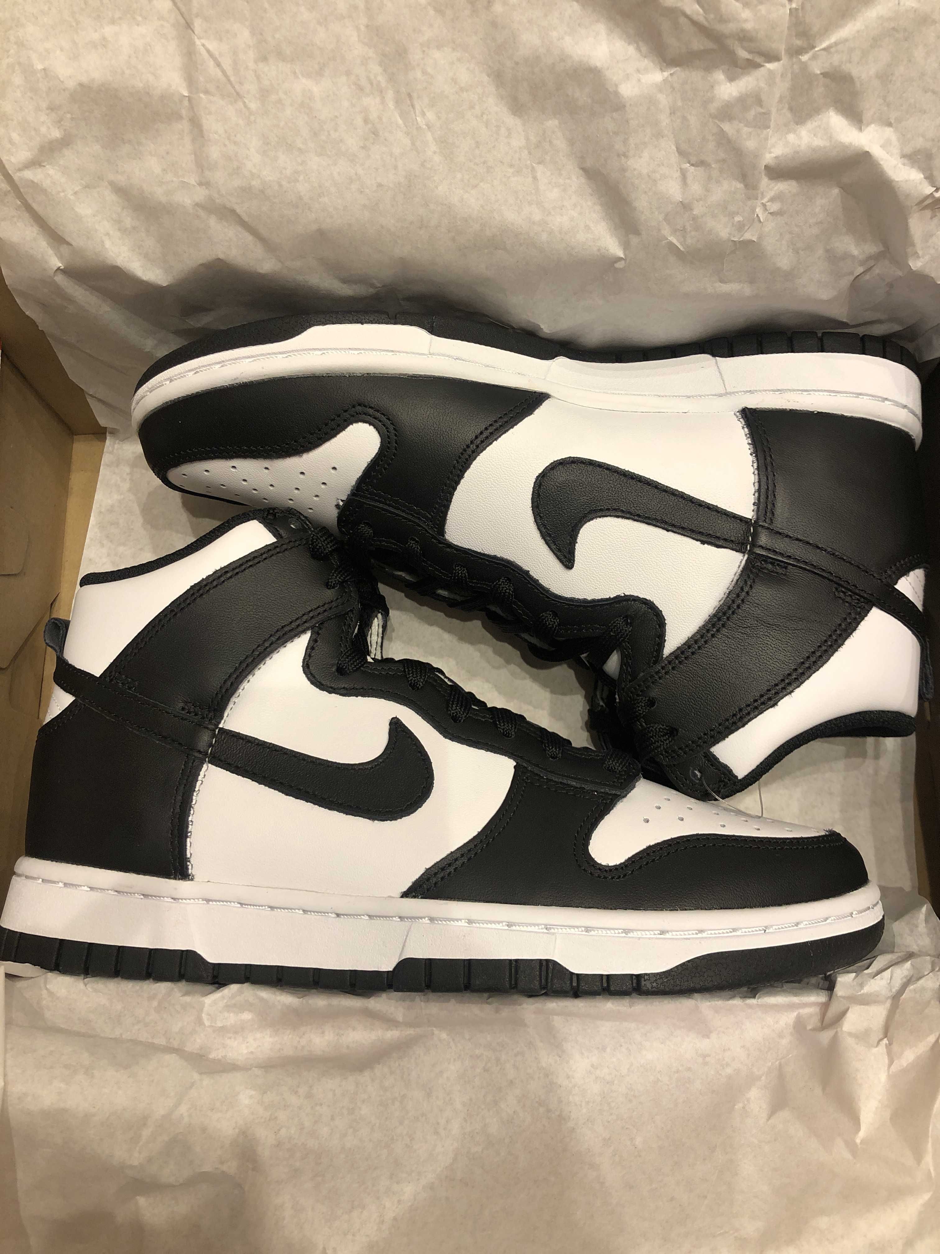 Nike Women's Dunk High "Black and White"