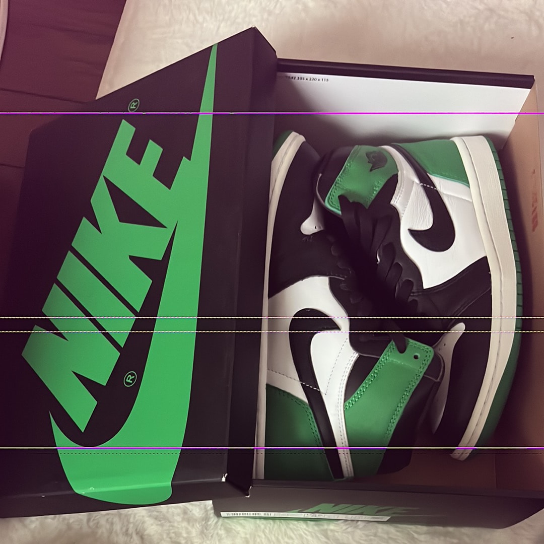 Nike Air Jordan 1 Retro High OG "Celtics/Black and Lucky Green" (2023)