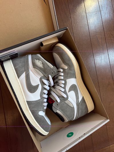 Nike GS Air Jordan 1 Retro High OG "Black and Smoke Grey"