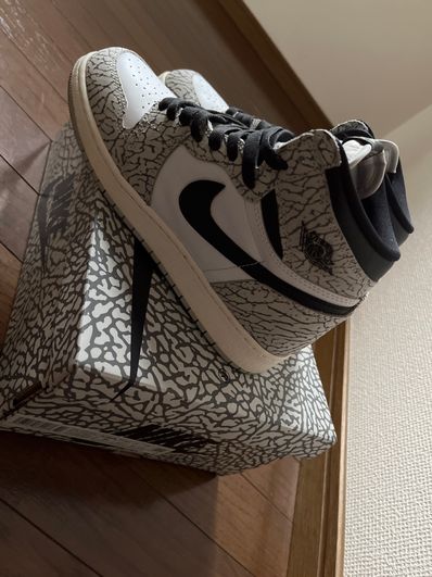 Nike GS Air Jordan 1 High OG "White Cement"