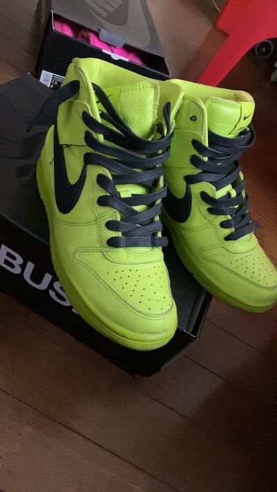 AMBUSH × NIKE DUNK HIGH "FLASH LIME"