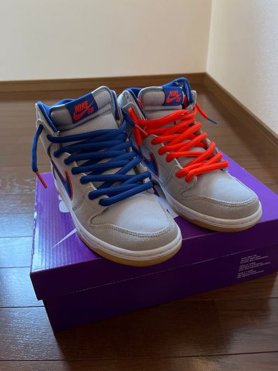 Nike SB Dunk High "Rush Blue and Team Orange/New York Mets"