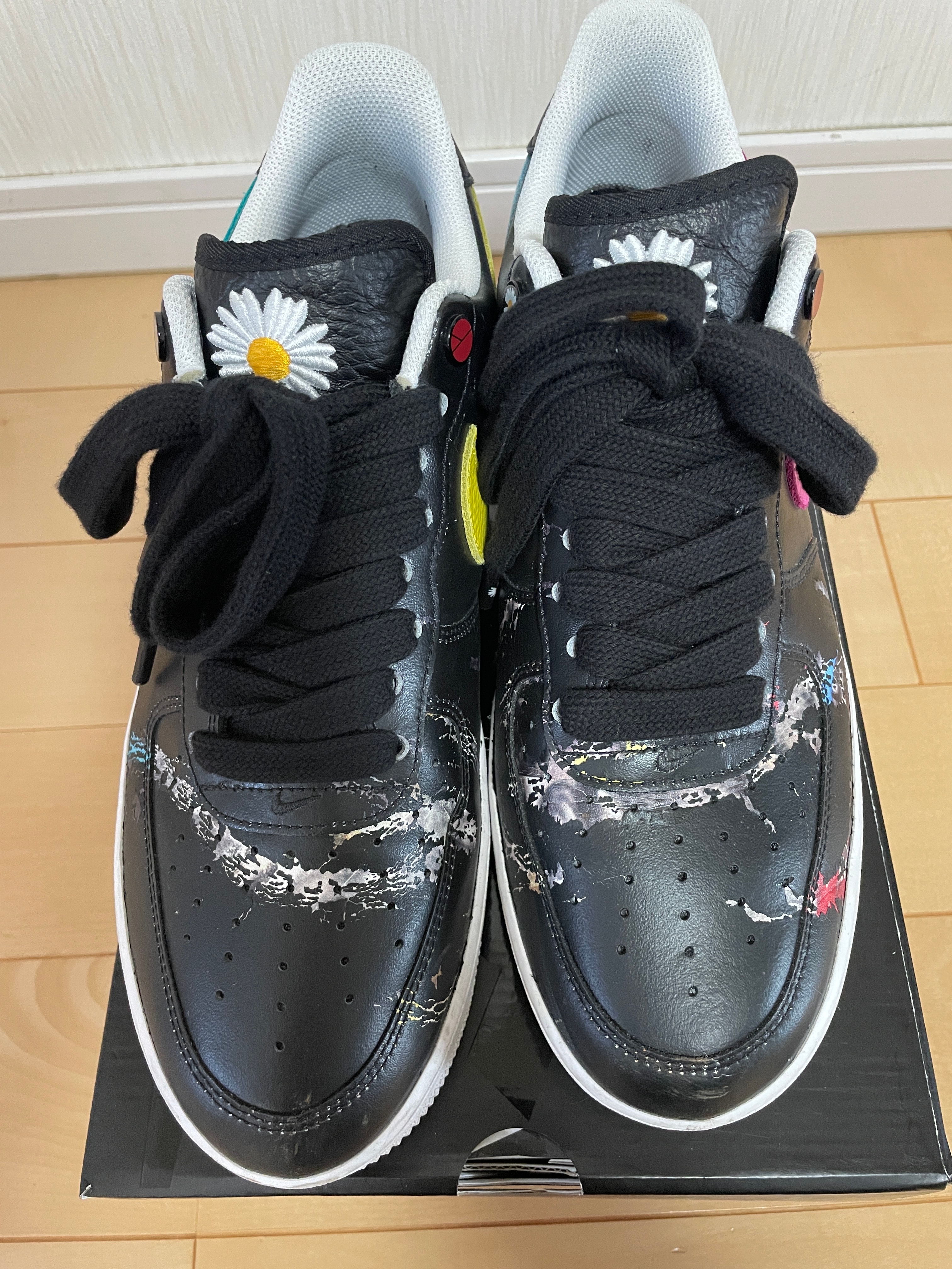 PEACEMINUSONE × Nike Air Force 1 Low '07 Para-Noise 3.0 "Black and Multi-Color" / G-DRAGON