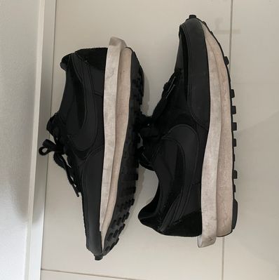 sacai × Nike LDV Waffle "Triple Black"
