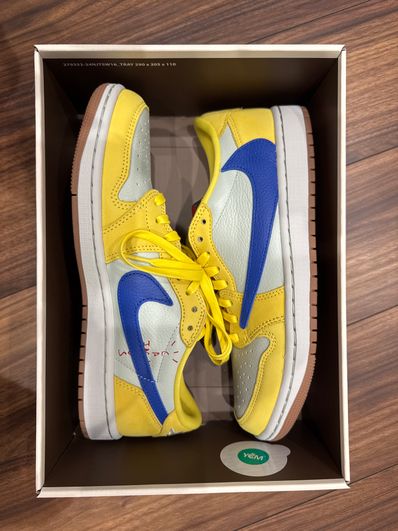 Travis Scott × Nike Women's Air Jordan 1 Retro Low OG "Canary"