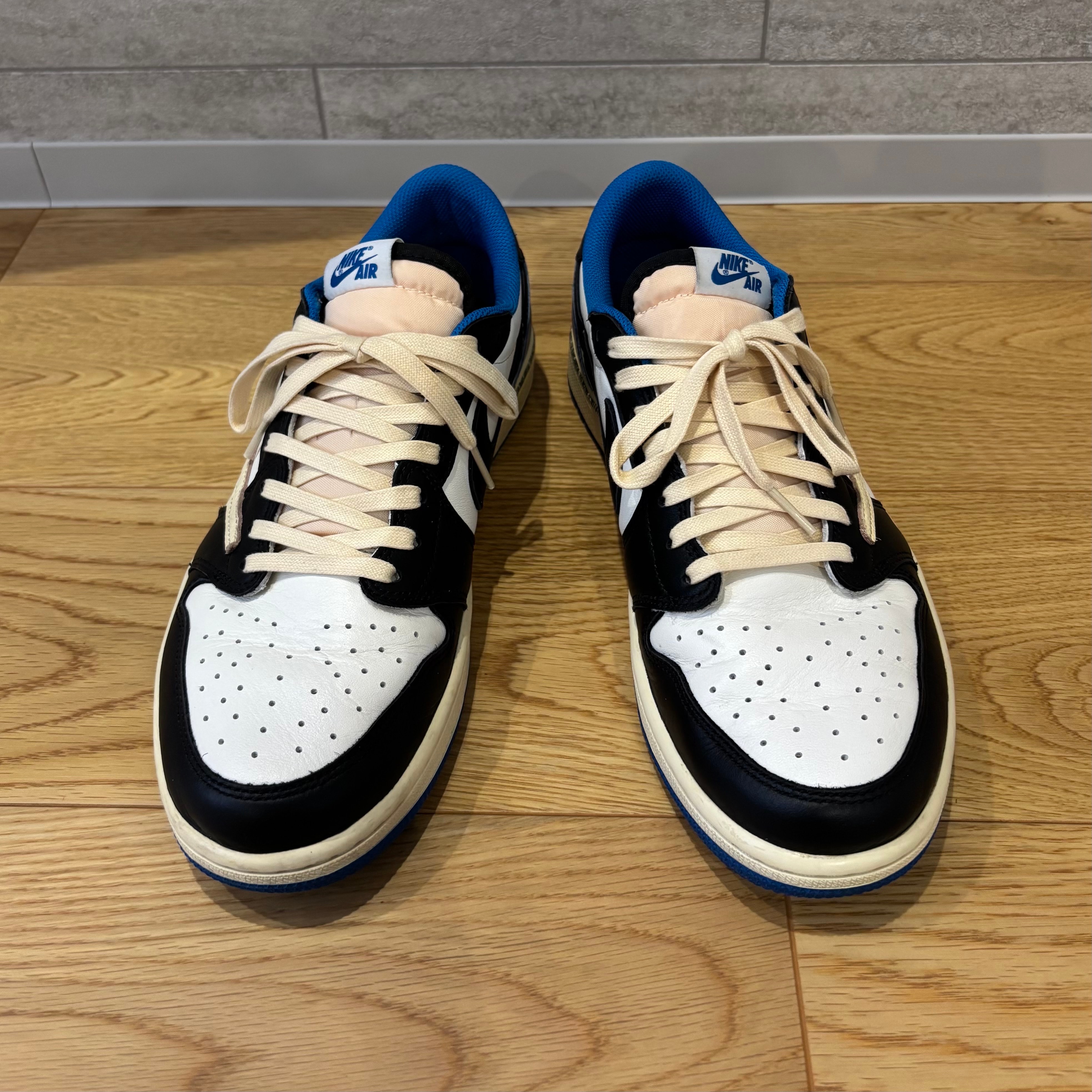 Travis Scott × fragment design × Nike Air Jordan 1 Low OG SP "Military Blue"