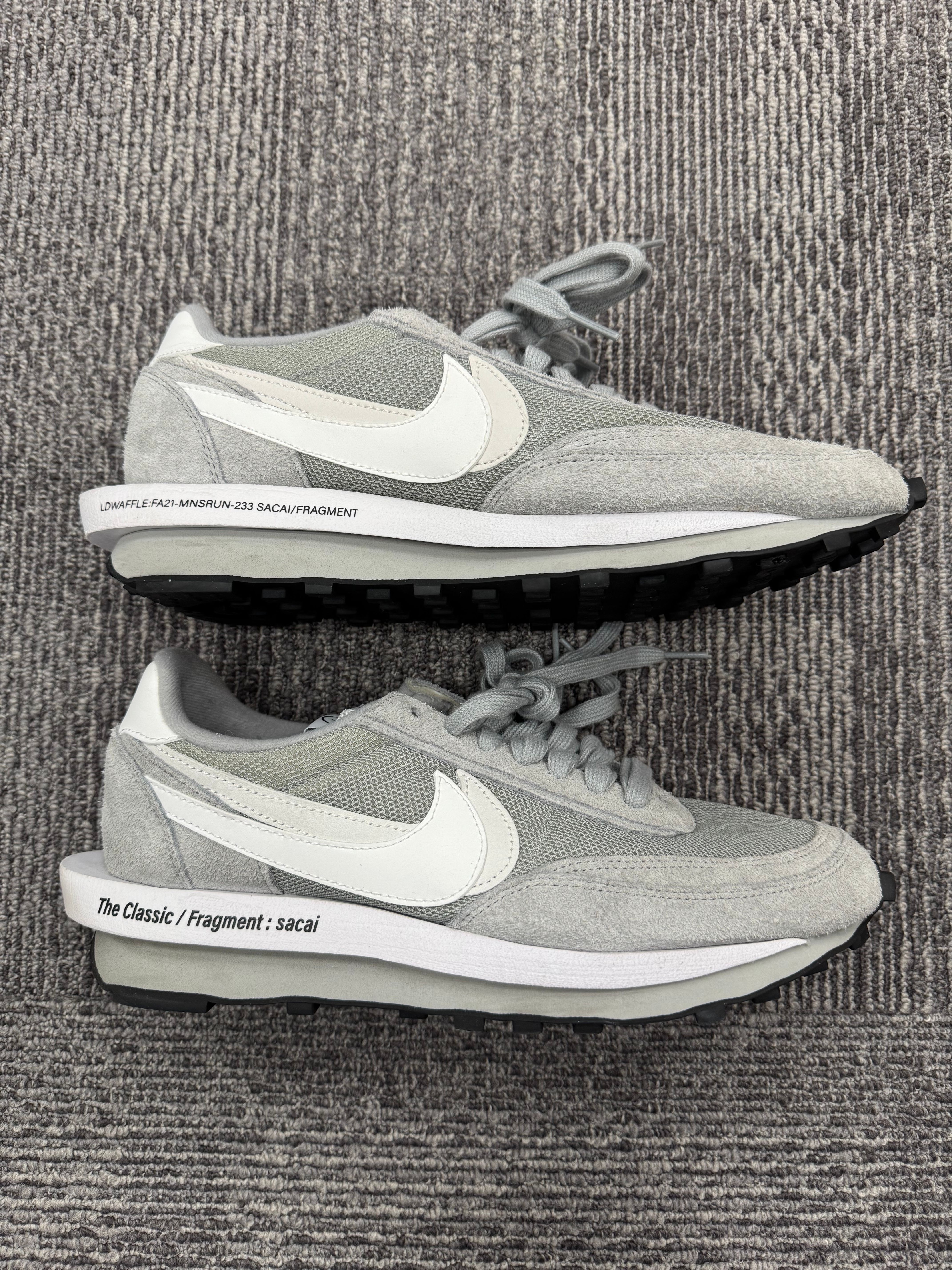 Fragment × sacai × Nike LD Waffle "Light Smoke Grey"