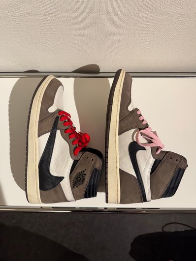 Travis Scott × Nike Air Jordan 1 Retro High OG TS SP "Sail/Dark Mocha"