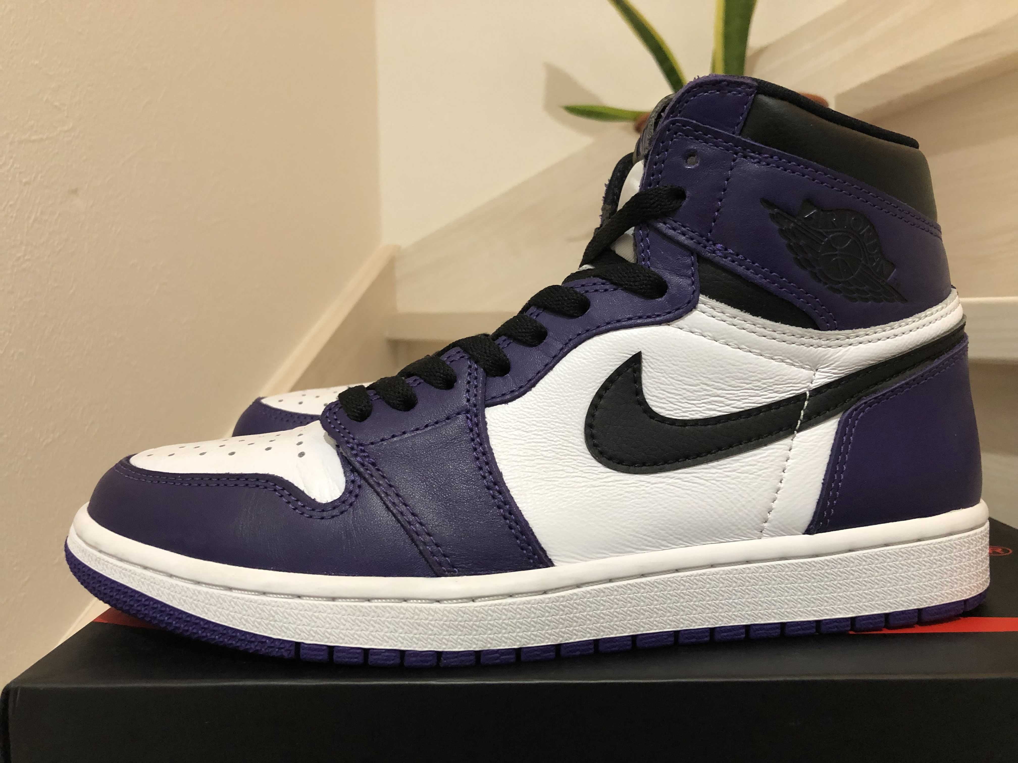 Nike Air Jordan 1 Retro High OG "Court Purple White/Black" (2020)   