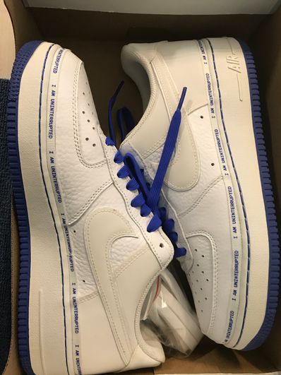 Uninterrupted × Nike Air Force 1 "White/Lapis Blue"