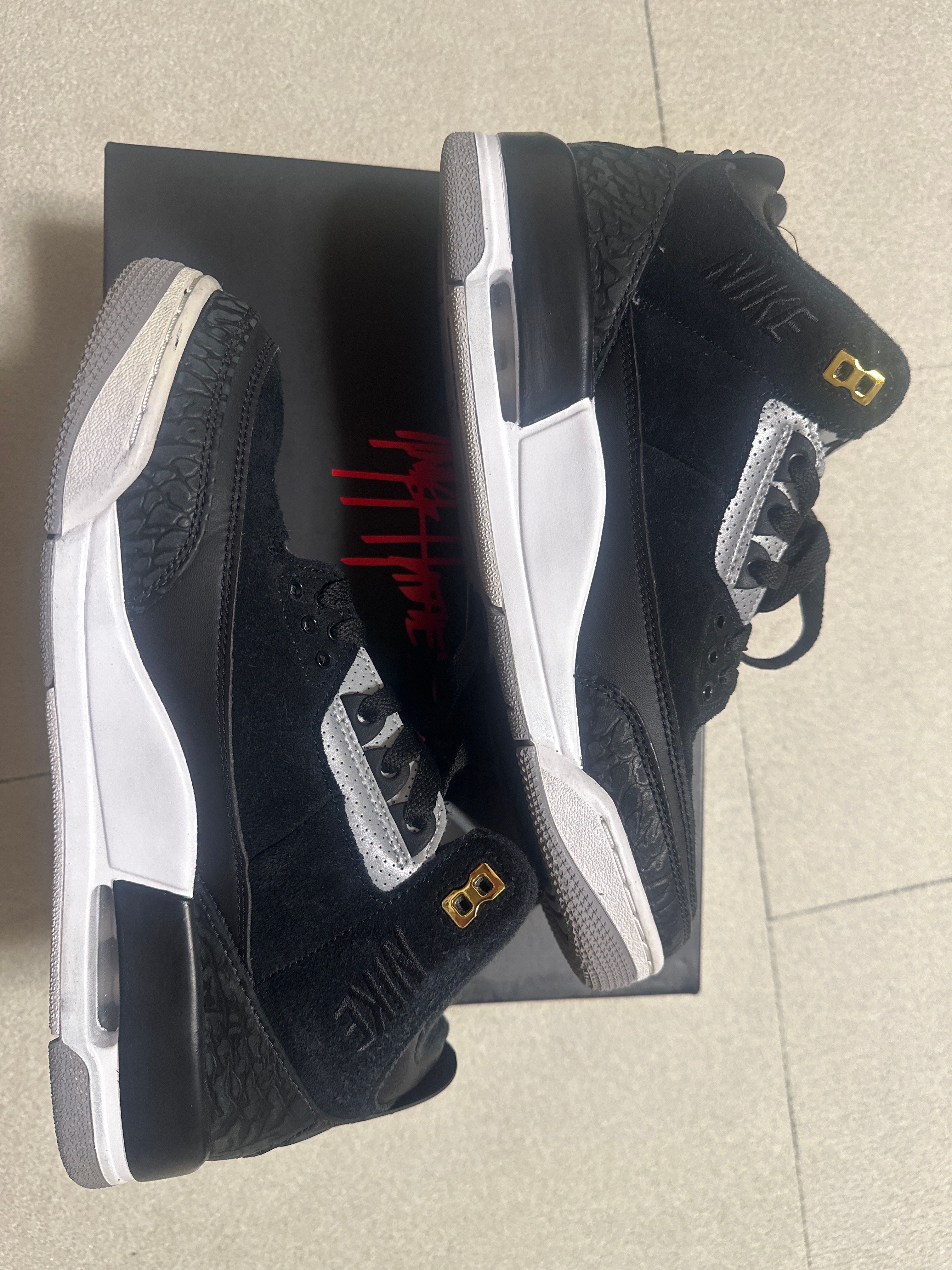 Nike Air Jordan 3 Retro Tinker "Black/Cement Grey"