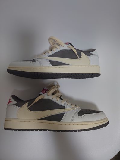 Travis Scott × Nike Air Jordan 1 Low OG SP "Reverse Mocha/Sail and Ridgerock"