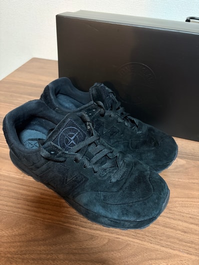 Stone Island × New Balance 574 Legacy Ghost "Navy Blue"
