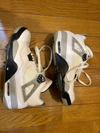NIKE GOLF AIR JORDAN 4 "WHITE CEMENT"