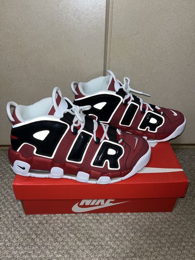 Nike Air More Uptempo ’96 "Black and Varsity Red" (2021)