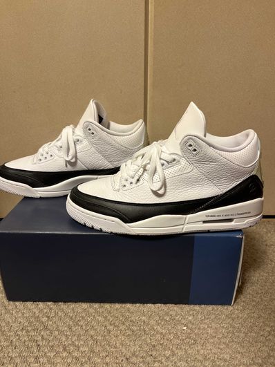 Fragment × Nike Air Jordan 3 "White/Black"