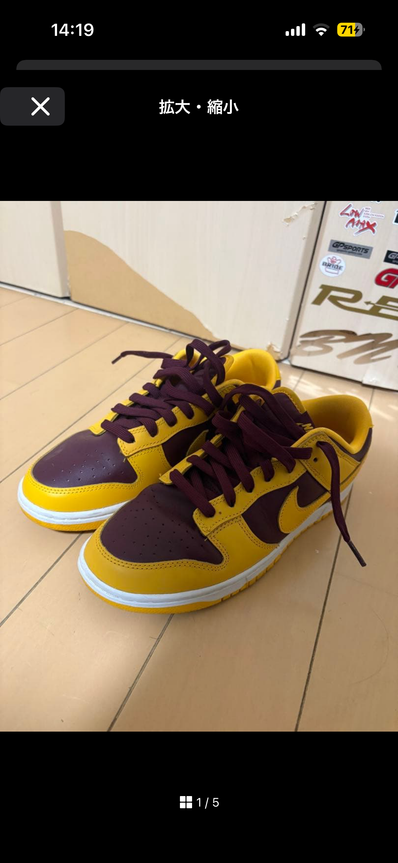 Nike Dunk Low Retro "University Gold and Deep Maroon"