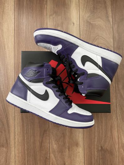 Nike Air Jordan 1 Retro High OG "Court Purple White/Black" (2020)