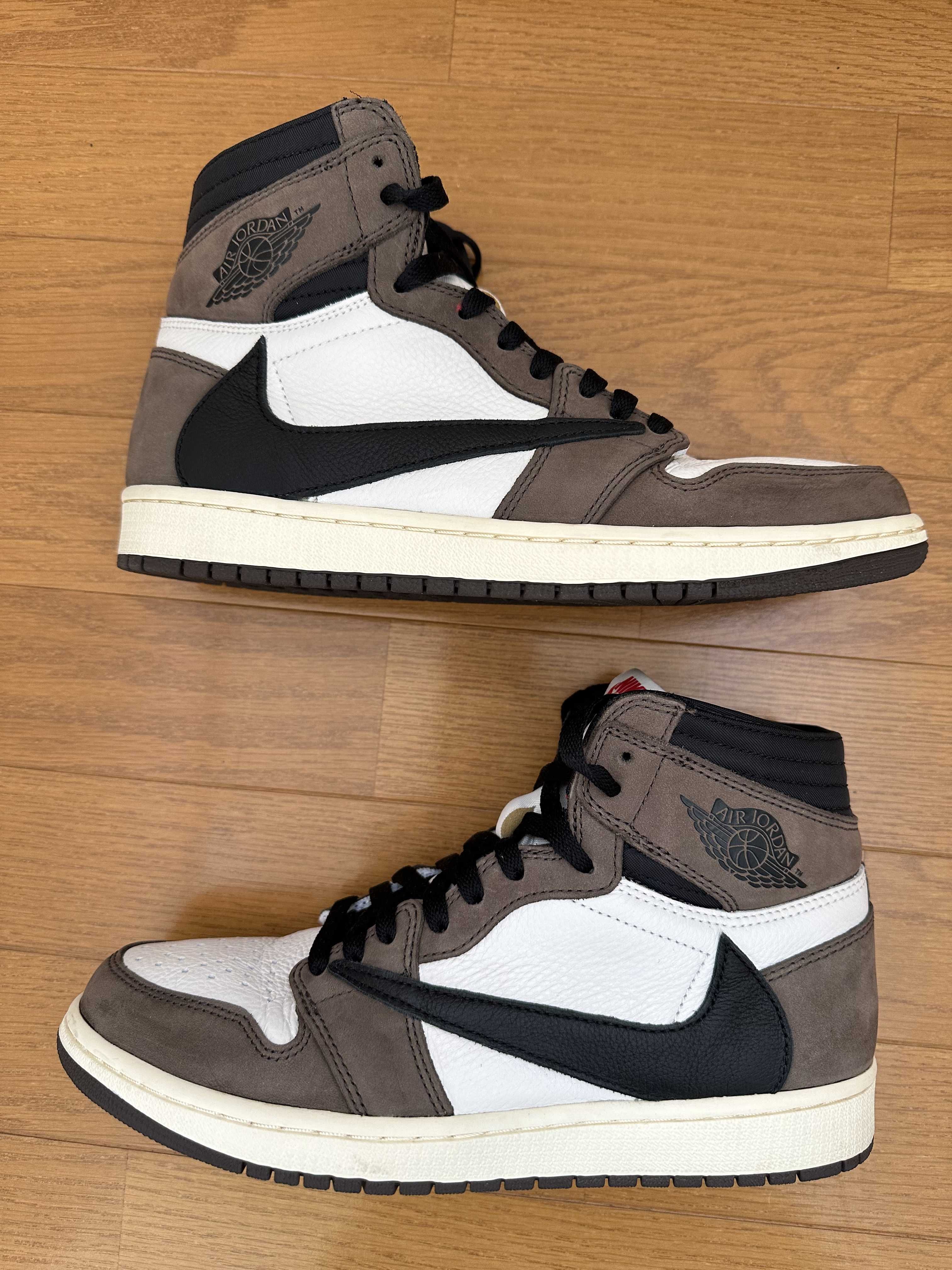 Travis Scott × Nike Air Jordan 1 Retro High OG TS SP "Sail/Dark Mocha"