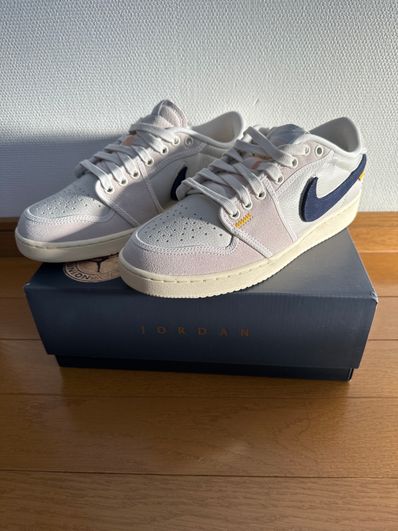 UNION × Nike Air Jordan 1 Low KO "Sail Leather"