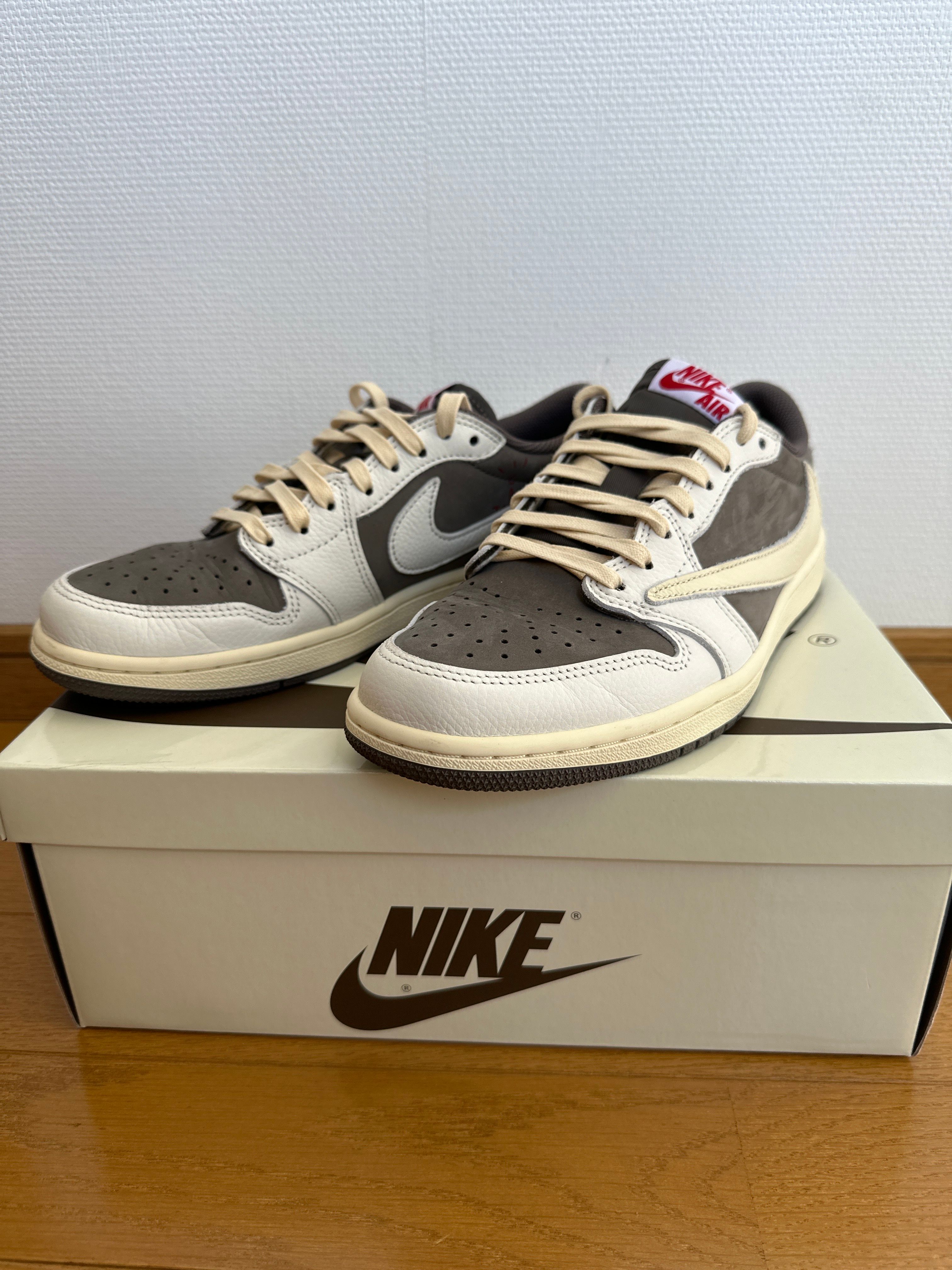 Travis Scott × Nike Air Jordan 1 Low OG SP "Reverse Mocha/Sail and Ridgerock"