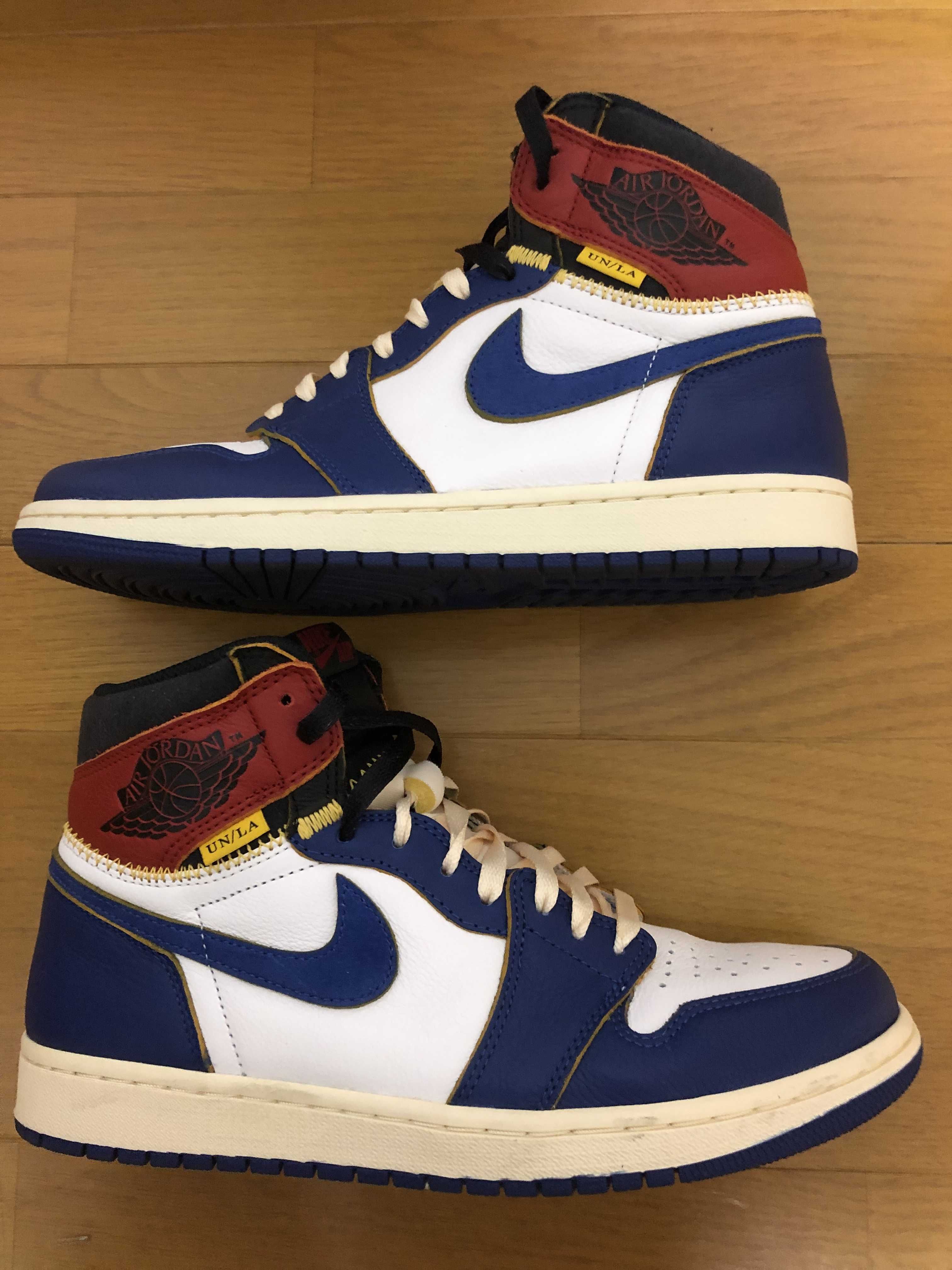 Union × Nike Air Jordan 1 Retro High OG NRG "Storm Blue/Varsity Red"