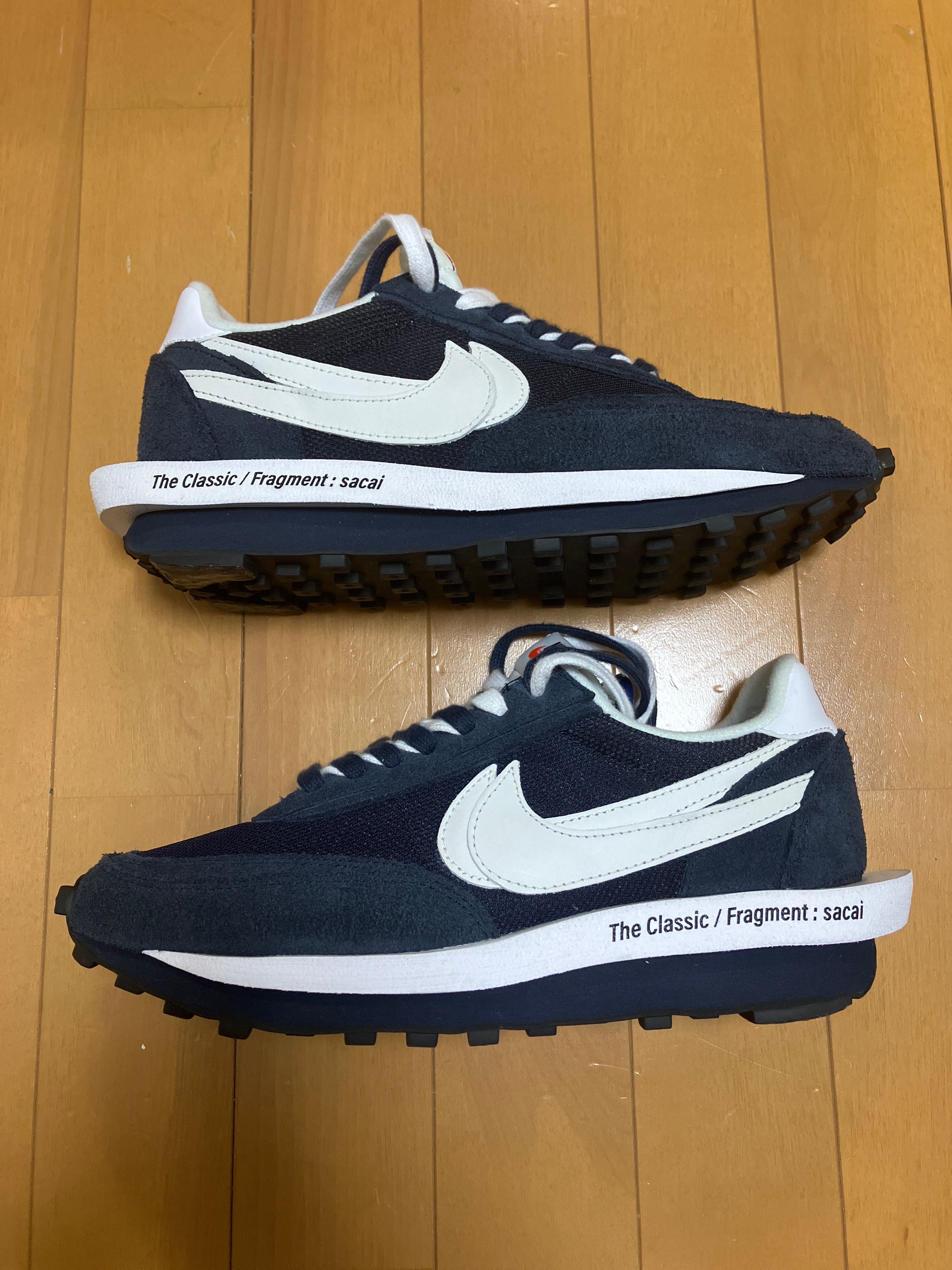 Fragment × sacai × Nike LD Waffle "Blackended Blue"