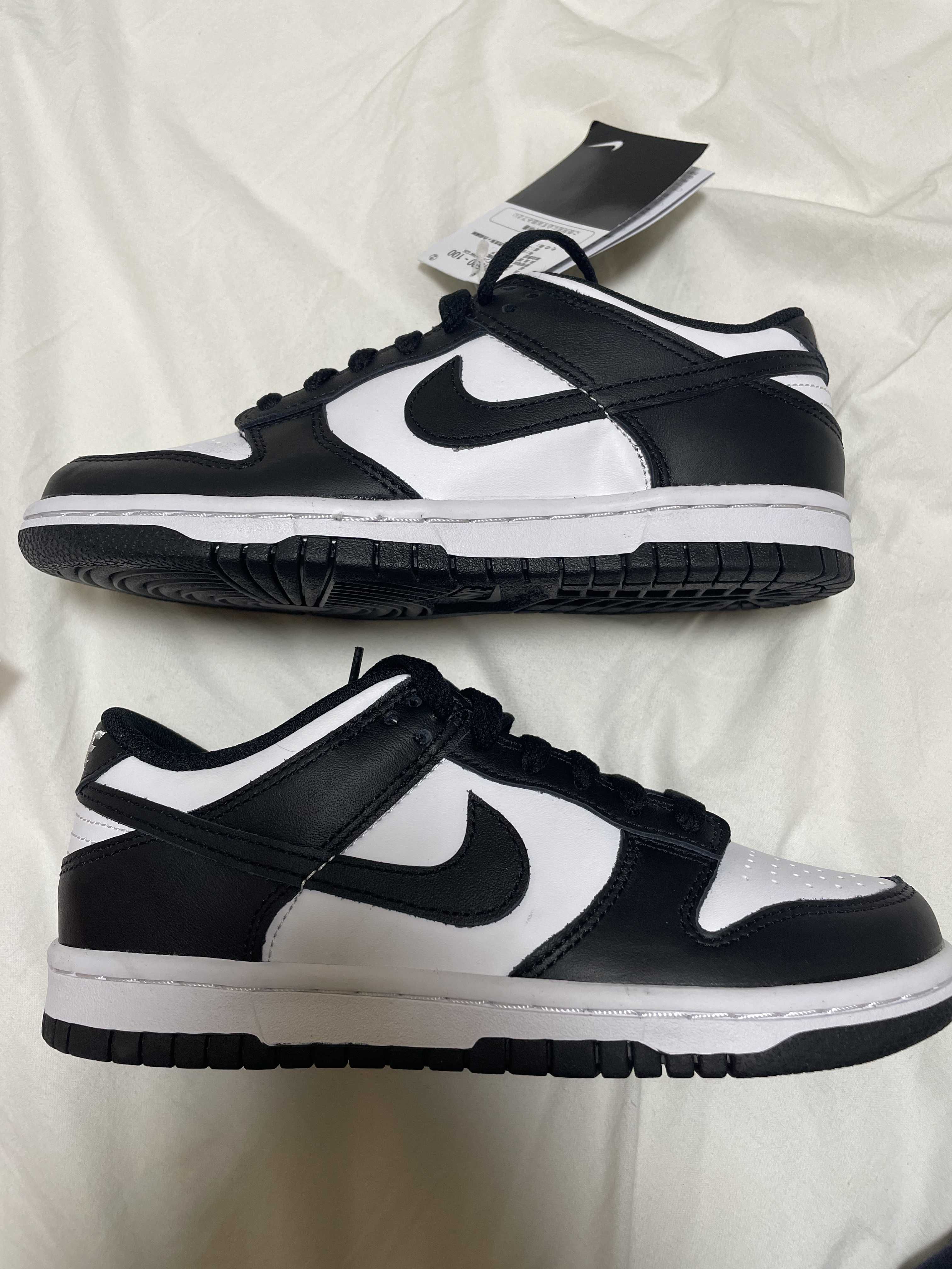 Nike GS Dunk Low "White/Black"