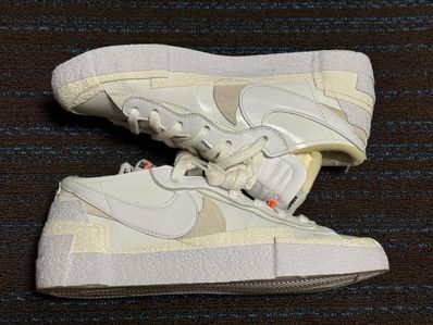 sacai × Nike Blazer Low "White Patent Leather"