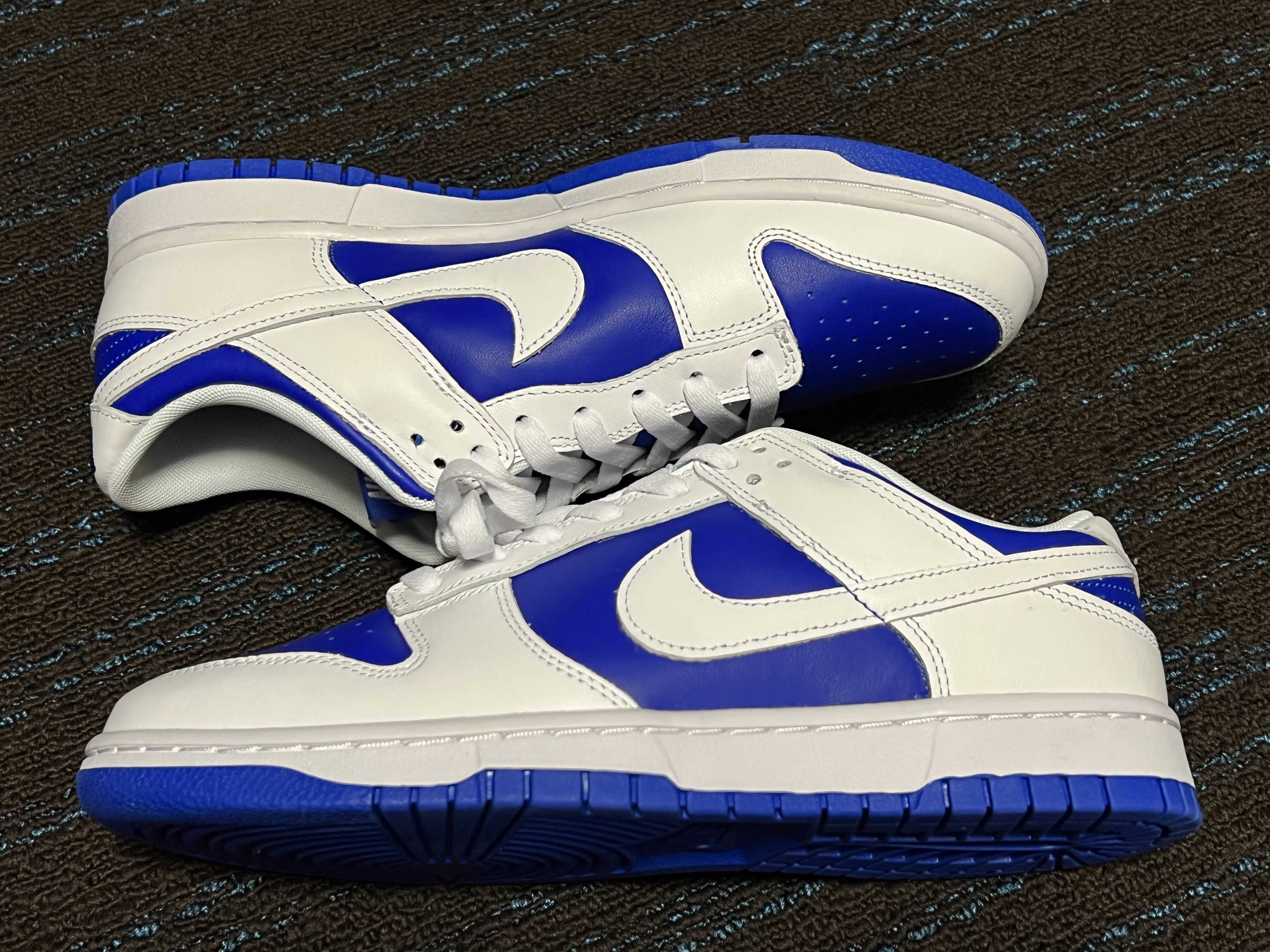 Nike Dunk Low Retro "Racer Blue and White"