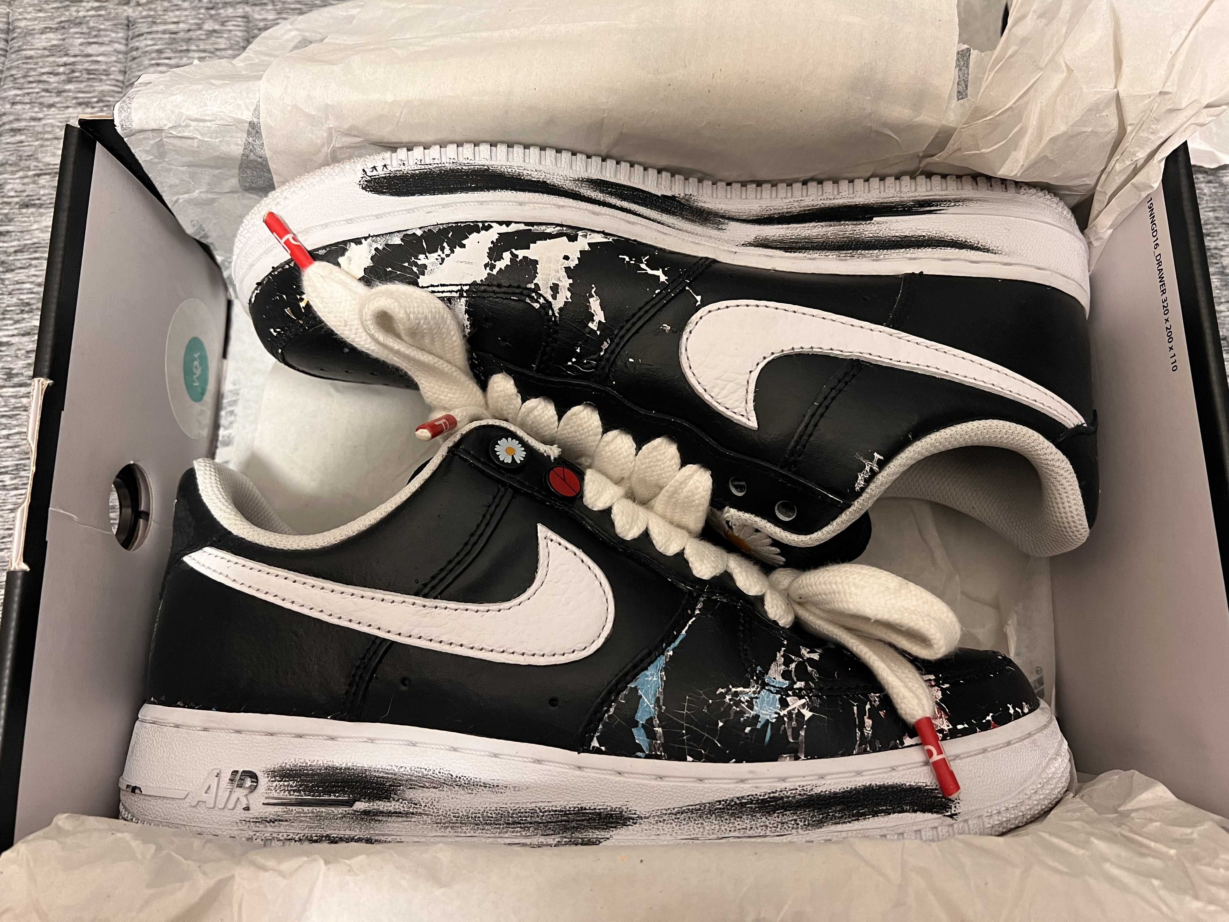 PEACEMINUSONE × Nike Air Force 1 Low Para Noise "Black" / G-DRAGON