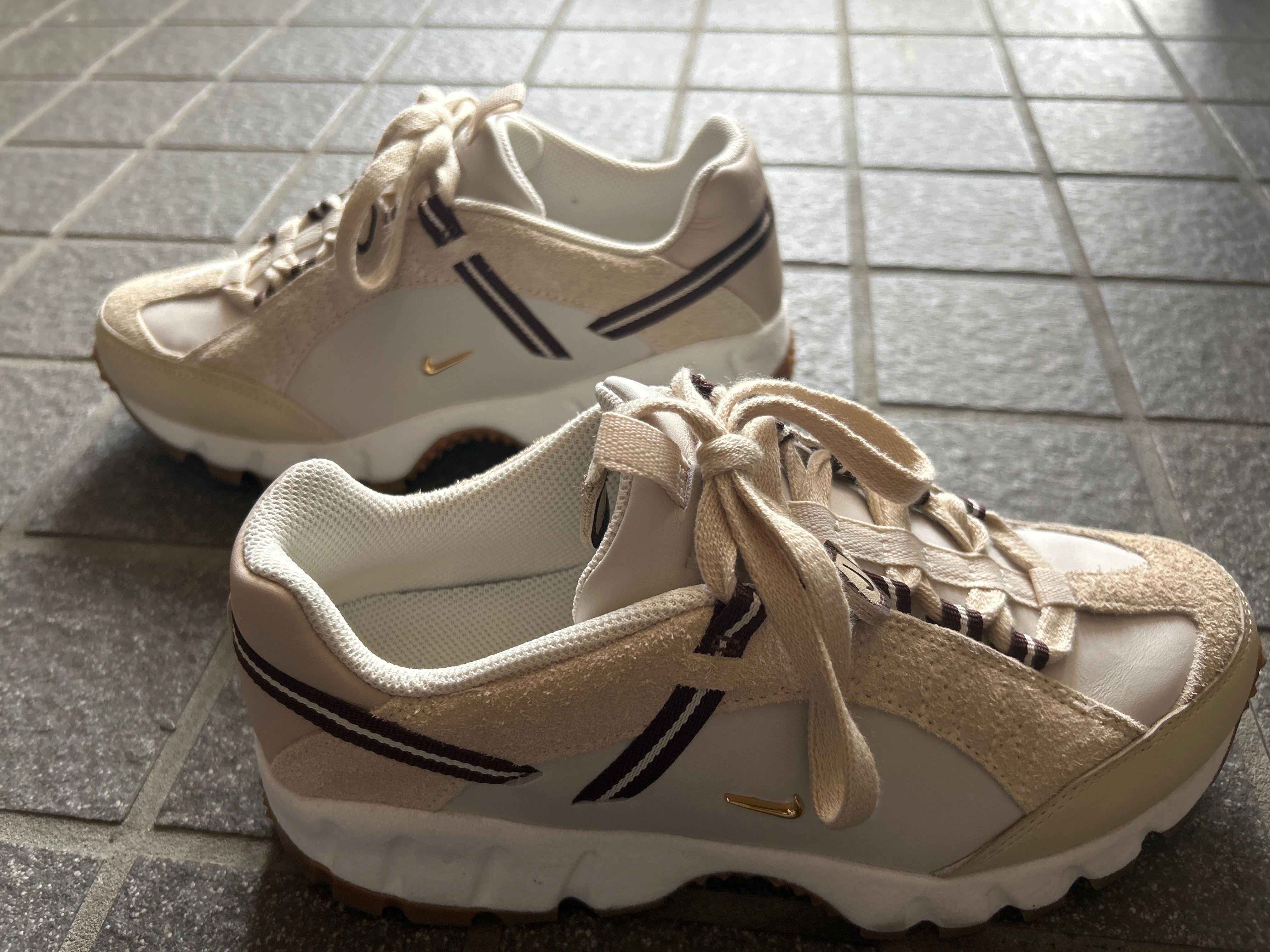 Jacquemus × Nike Women's Air Humara LX "Light Bone and Gold"