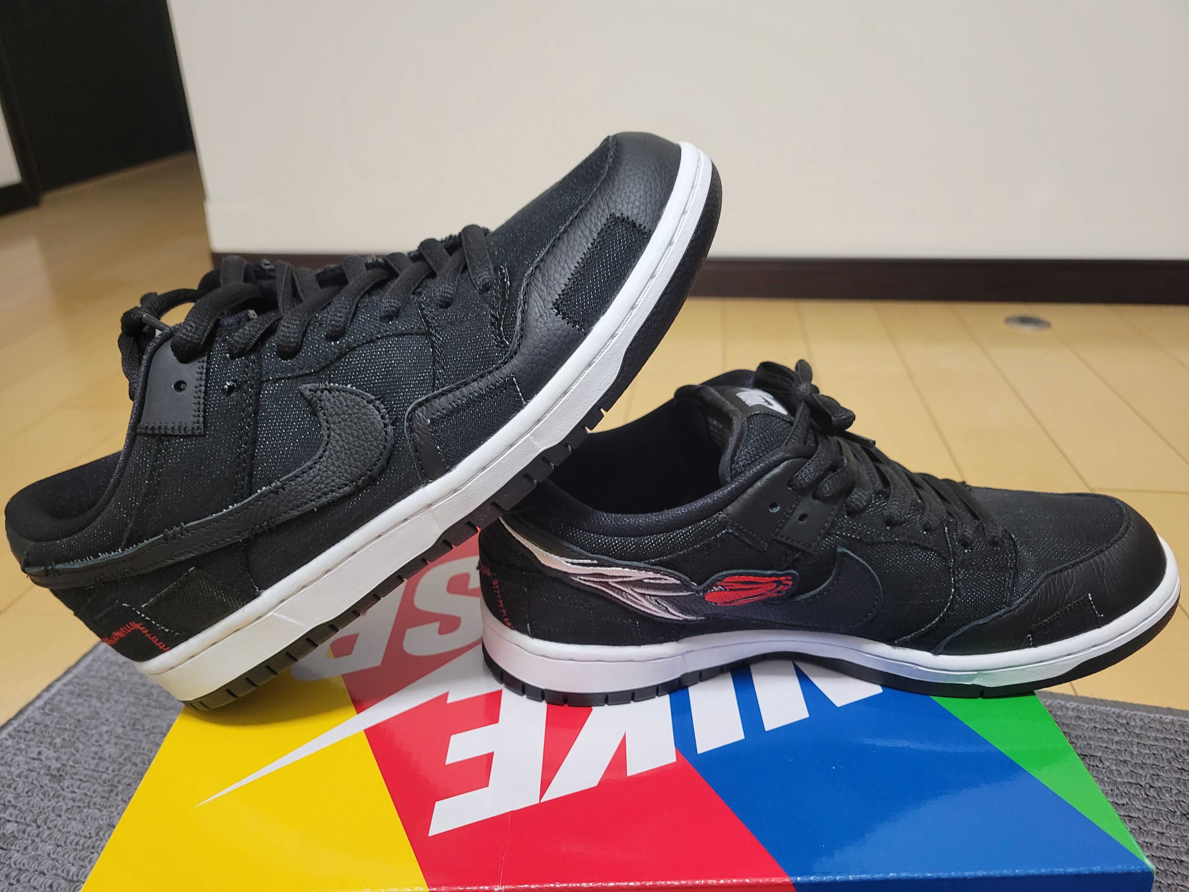 Wasted Youth × Nike SB Dunk Low "Black Denim" / VERDY