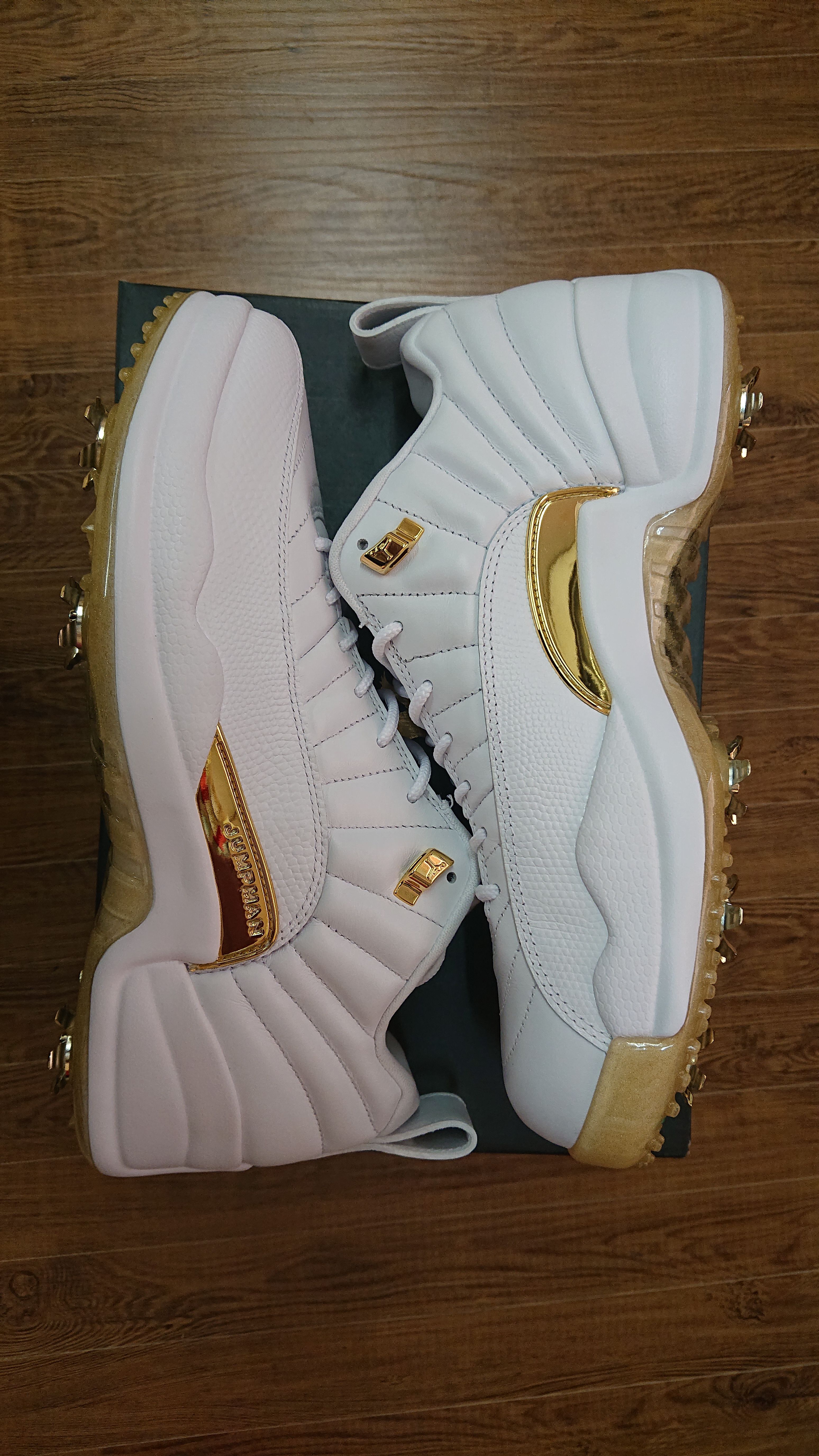 Nike Air Jordan 12 Low Golf "Metallic Gold"