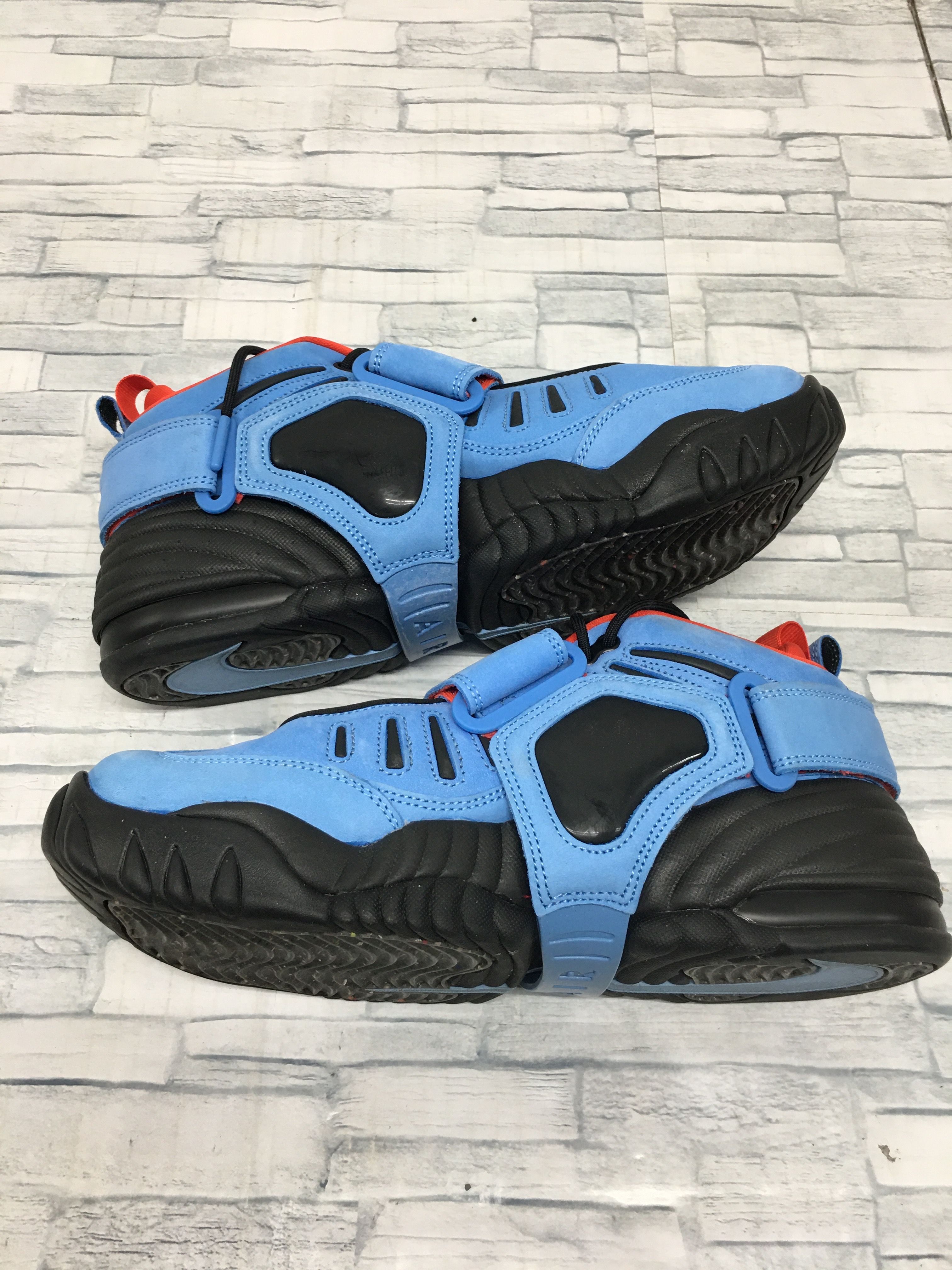AMBUSH × Nike Air Adjust Force "University Blue and Habanero Red"