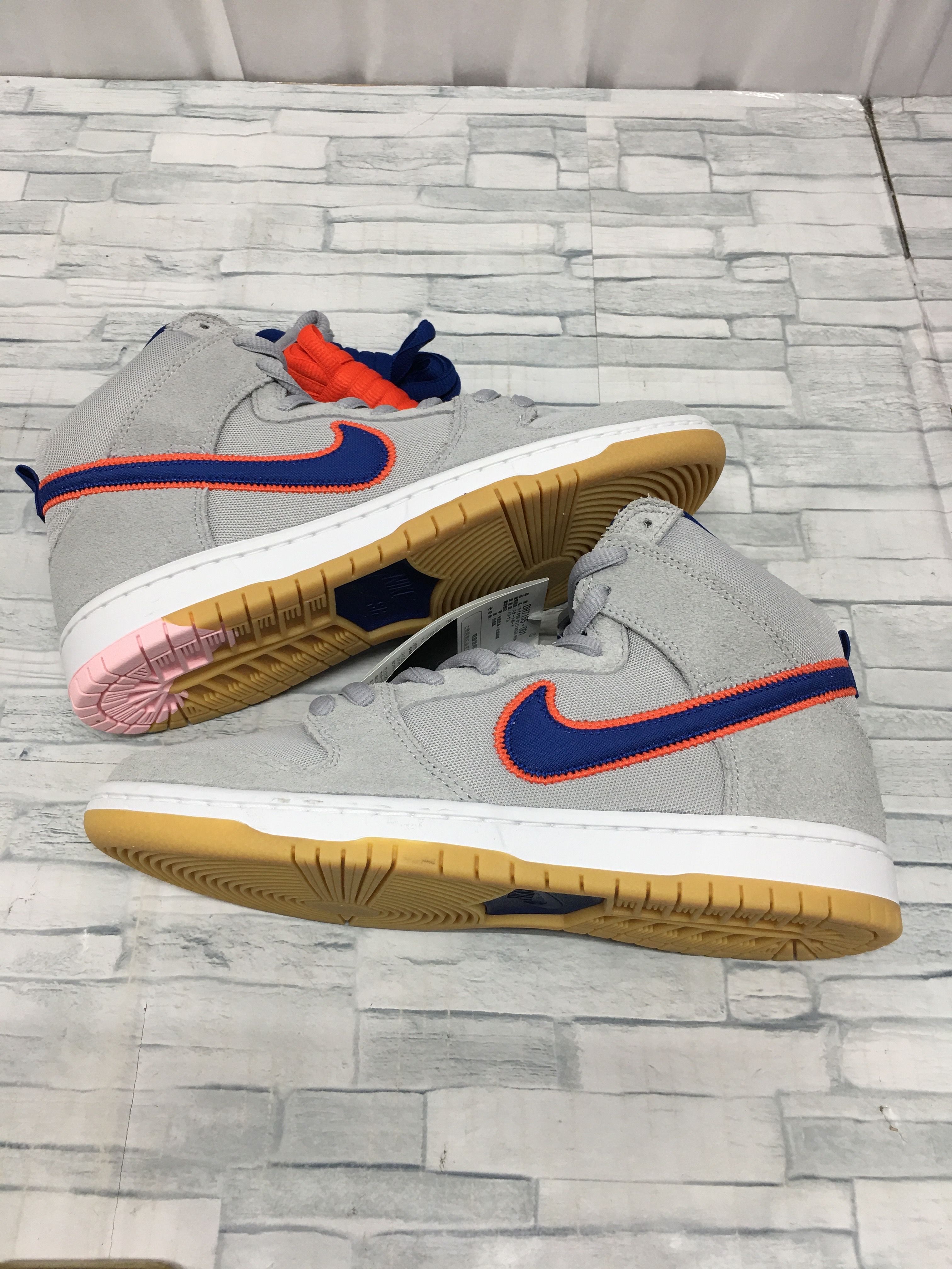 Nike SB Dunk High "Rush Blue and Team Orange/New York Mets" 
