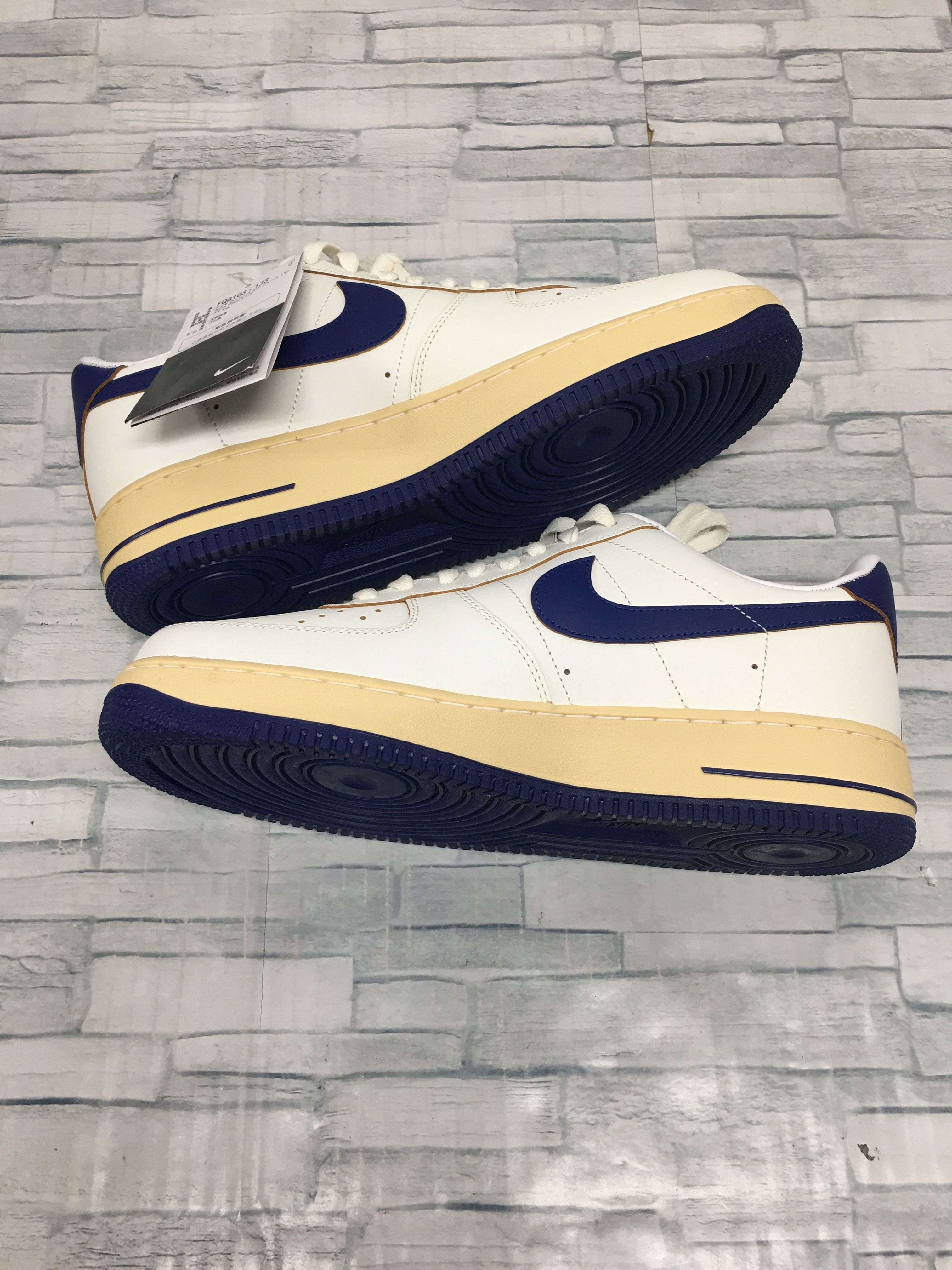Nike Women's Air Force 1 '07 "Sail/Pale Vanilla/Gold Suede/Deep Royal Blue"