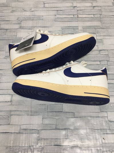 Nike Women's Air Force 1 '07 "Sail/Pale Vanilla/Gold Suede/Deep Royal Blue"