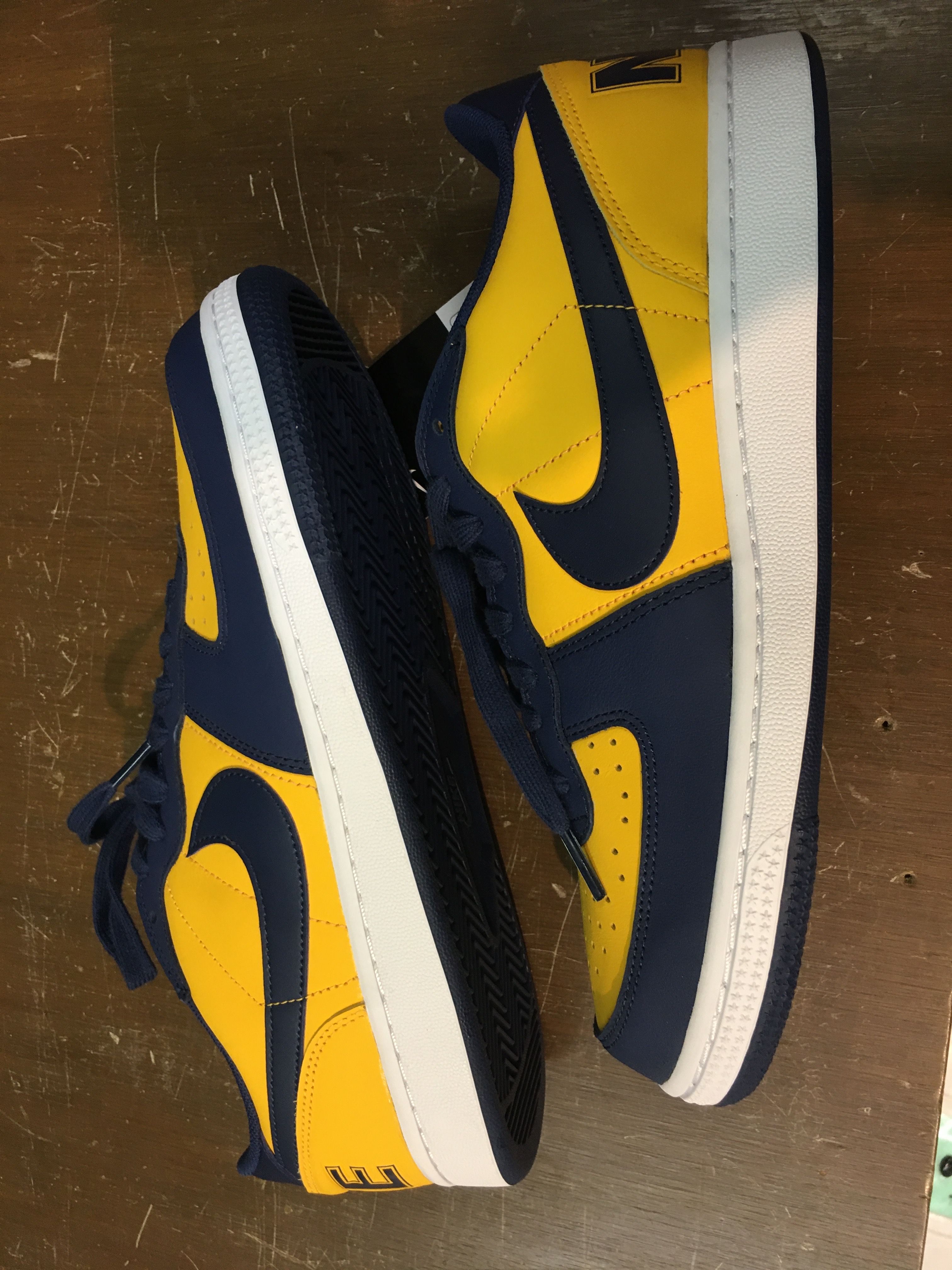 Nike Terminator Low "University Gold and Navy/Michigan"