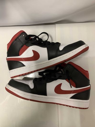 Nike Air Jordan 1 Mid "White/Gym Red Black"