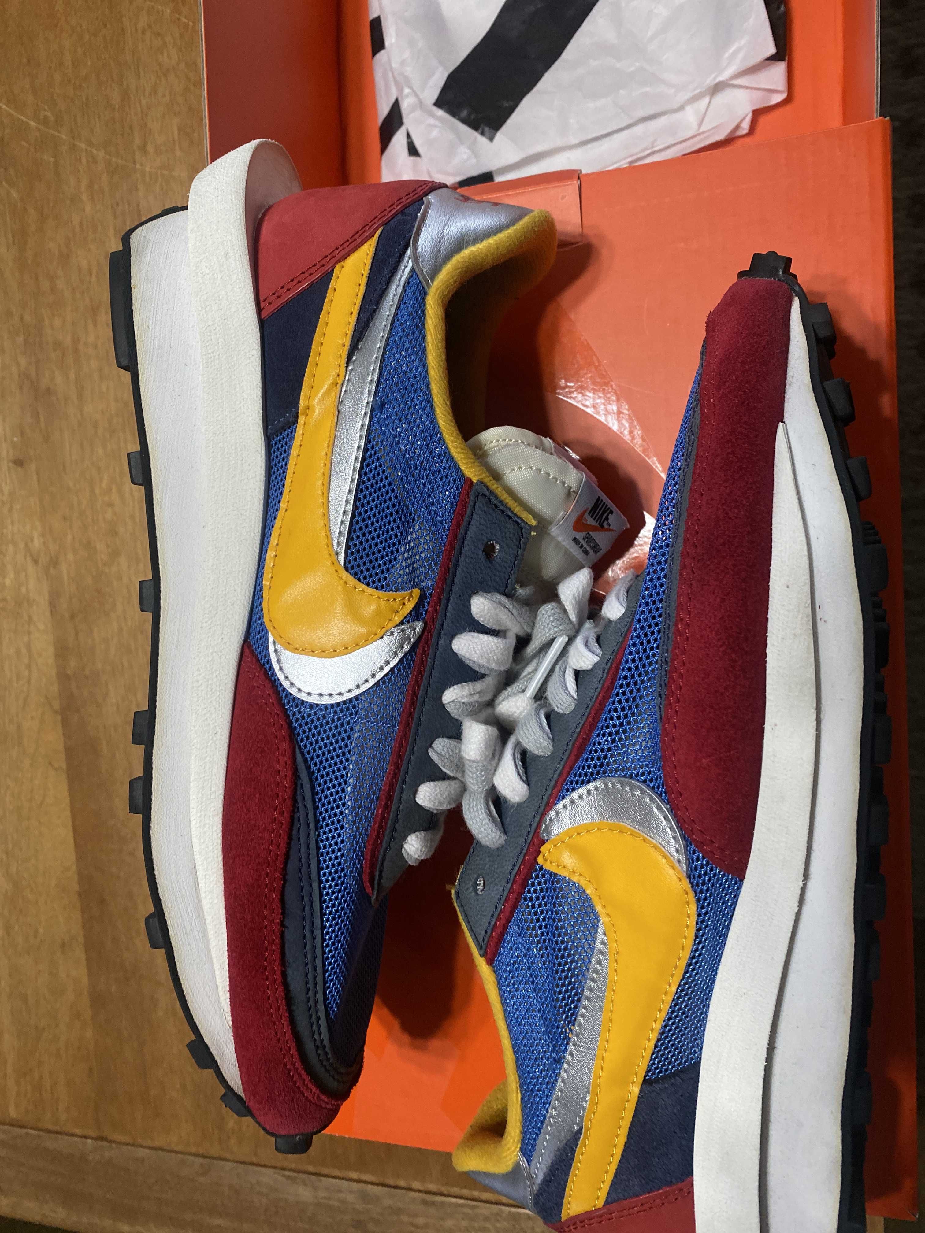 sacai × Nike LDV Waffle "Red/Blue"