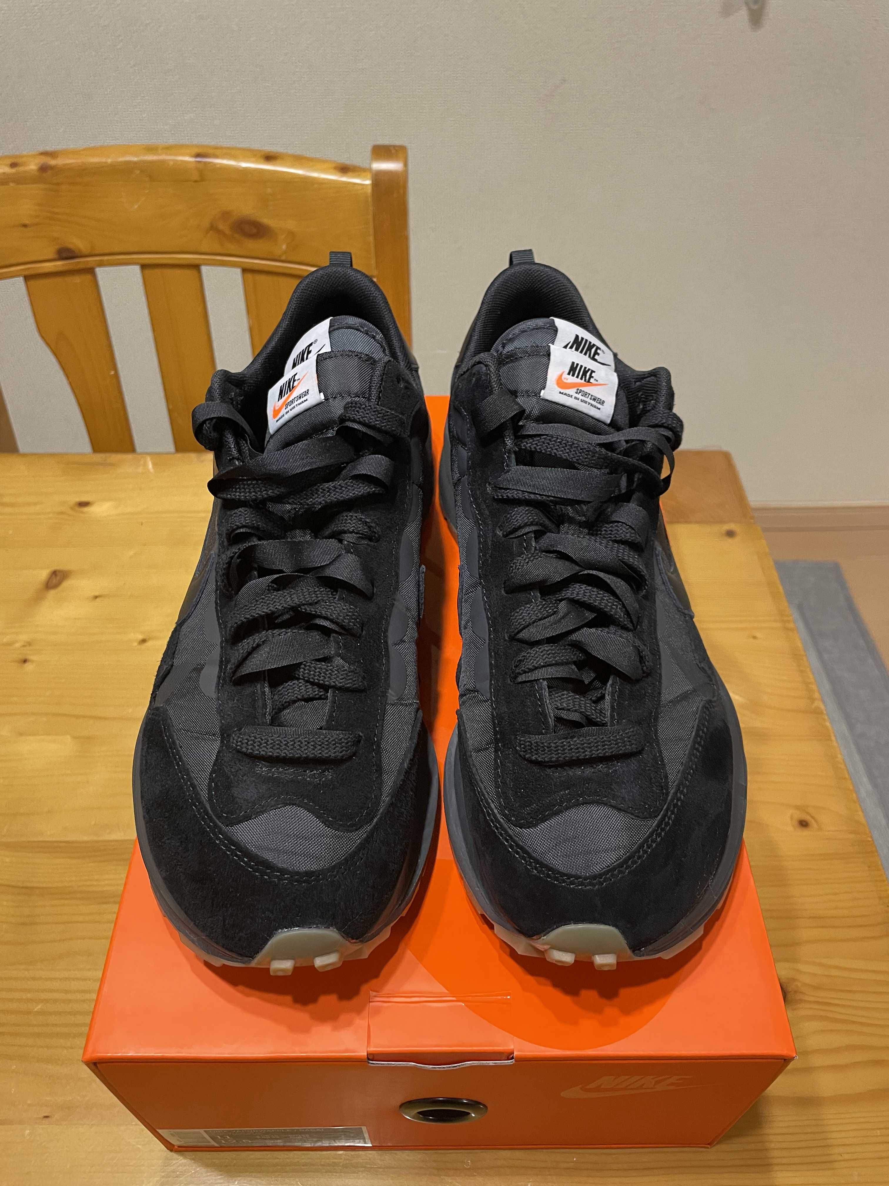 sacai × Nike VaporWaffle "Black Gum"