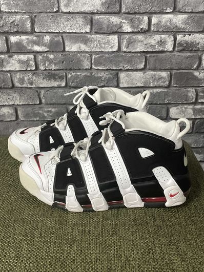 Nike Air More up Tempo "White/Black/University Red"(~2018)