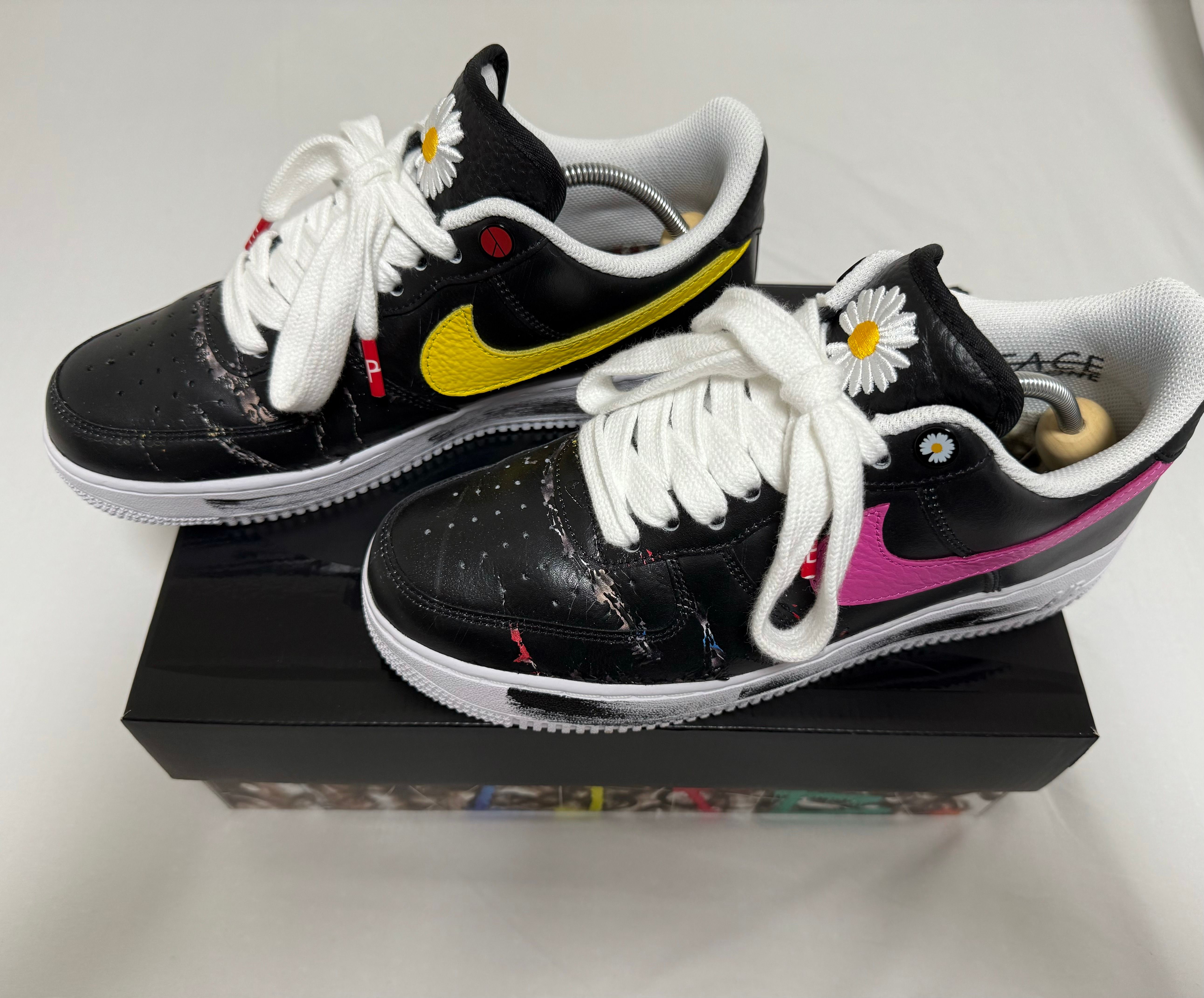 PEACEMINUSONE × Nike Air Force 1 Low '07 Para-Noise 3.0 "Black and Multi-Color" / G-DRAGON